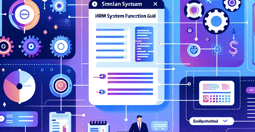 中小企业 HRM 系统功能指南：如何选择适合的管理工具？
